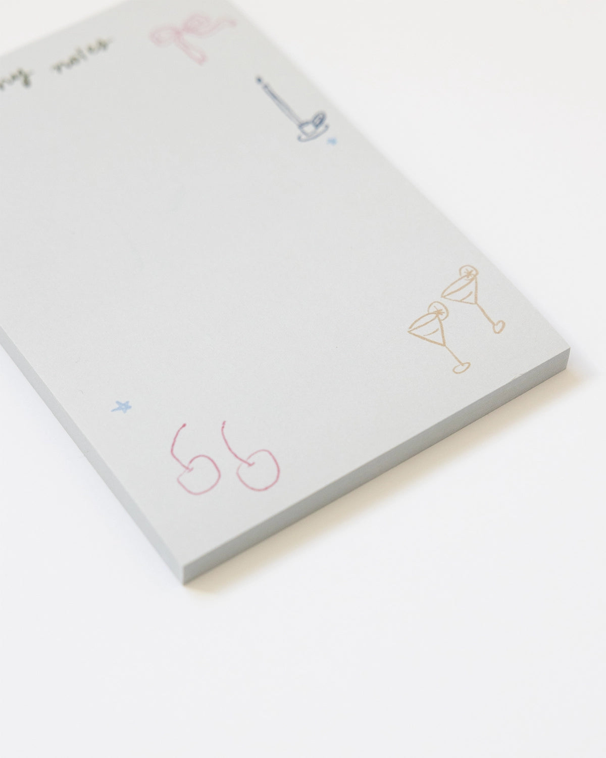 August Notepad Disco Bow Notepad – Poppy & August