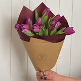 Wrapped Tulip Bundle: 15 Stems