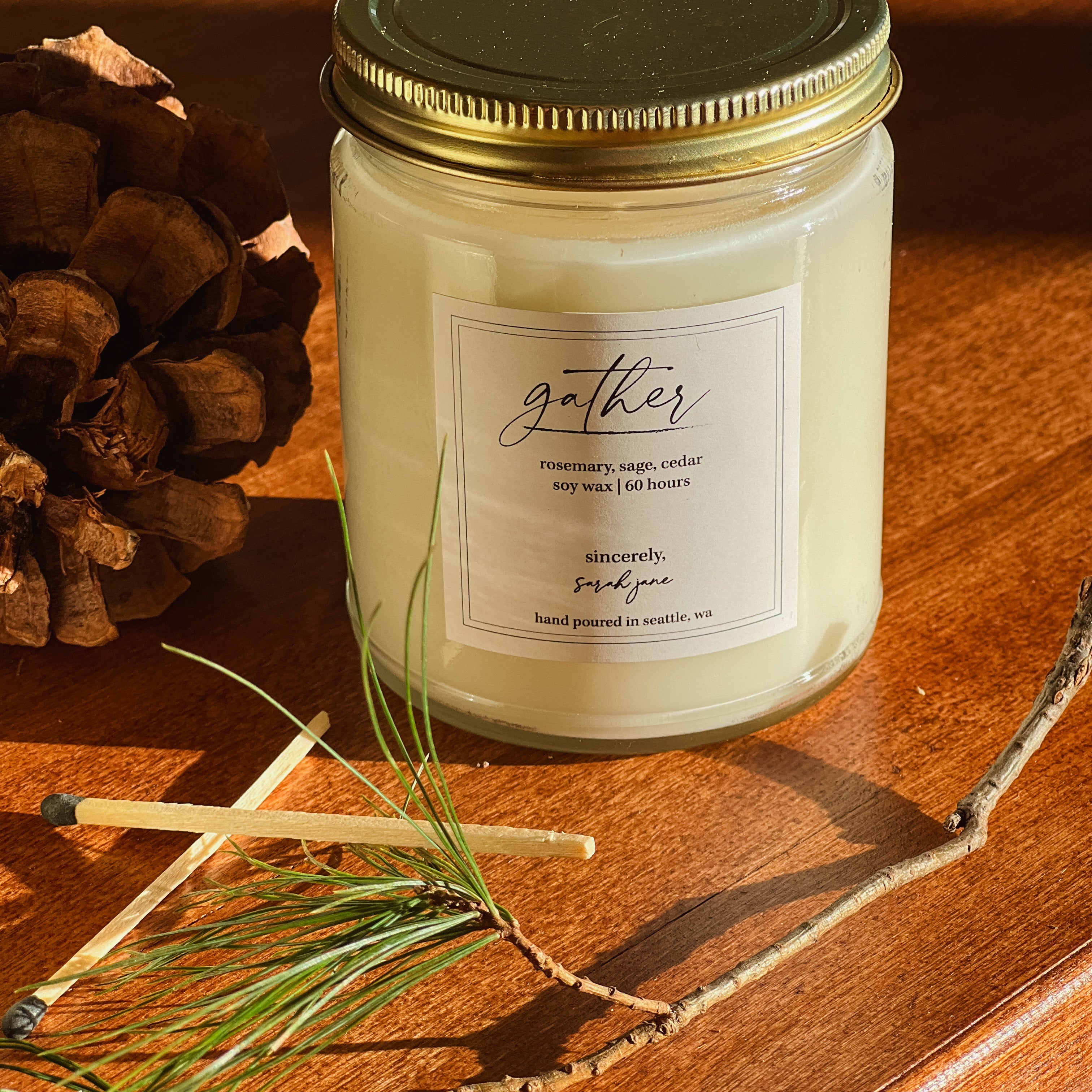 Holiday Candles by Sincerely Sarah Jane