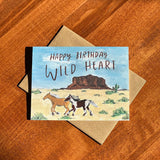 Happy Birthday Wild Heart: Horse Card