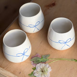 Blue Bow Wine Cup