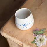 Blue Bow Wine Cup