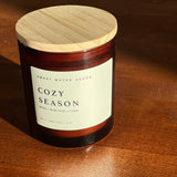 Cozy Season in Amber & Wood Jar