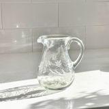 Hand-Etched Petite Pitcher