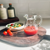 Hand-Etched Petite Pitcher