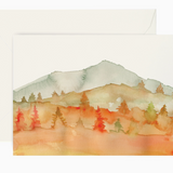 Autumn Mountain Greeting Card