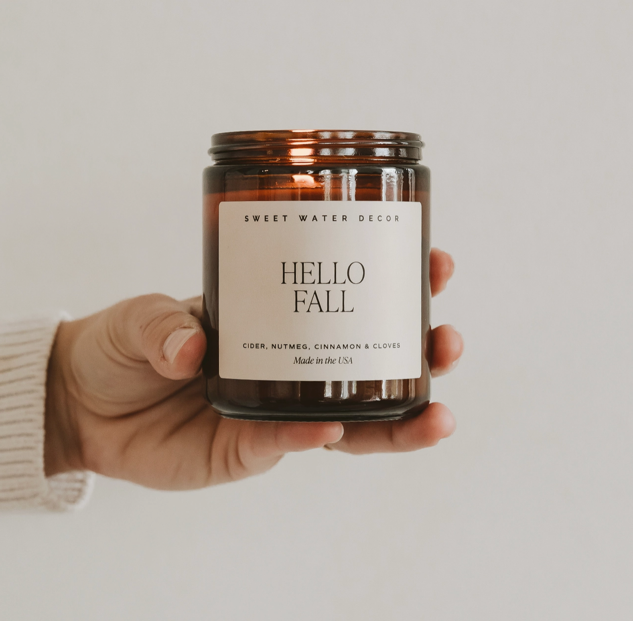 Sweet Water Decor Candles: Fall Amber Collection