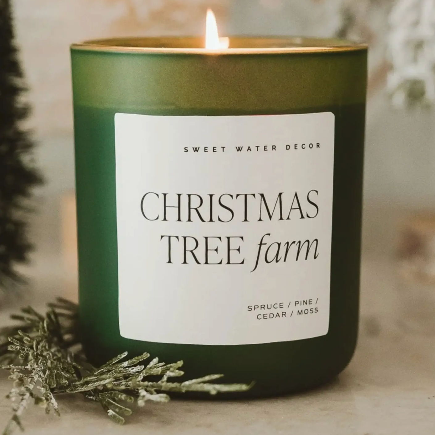 Sweet Water Decor Large Holiday Candles (15 oz)