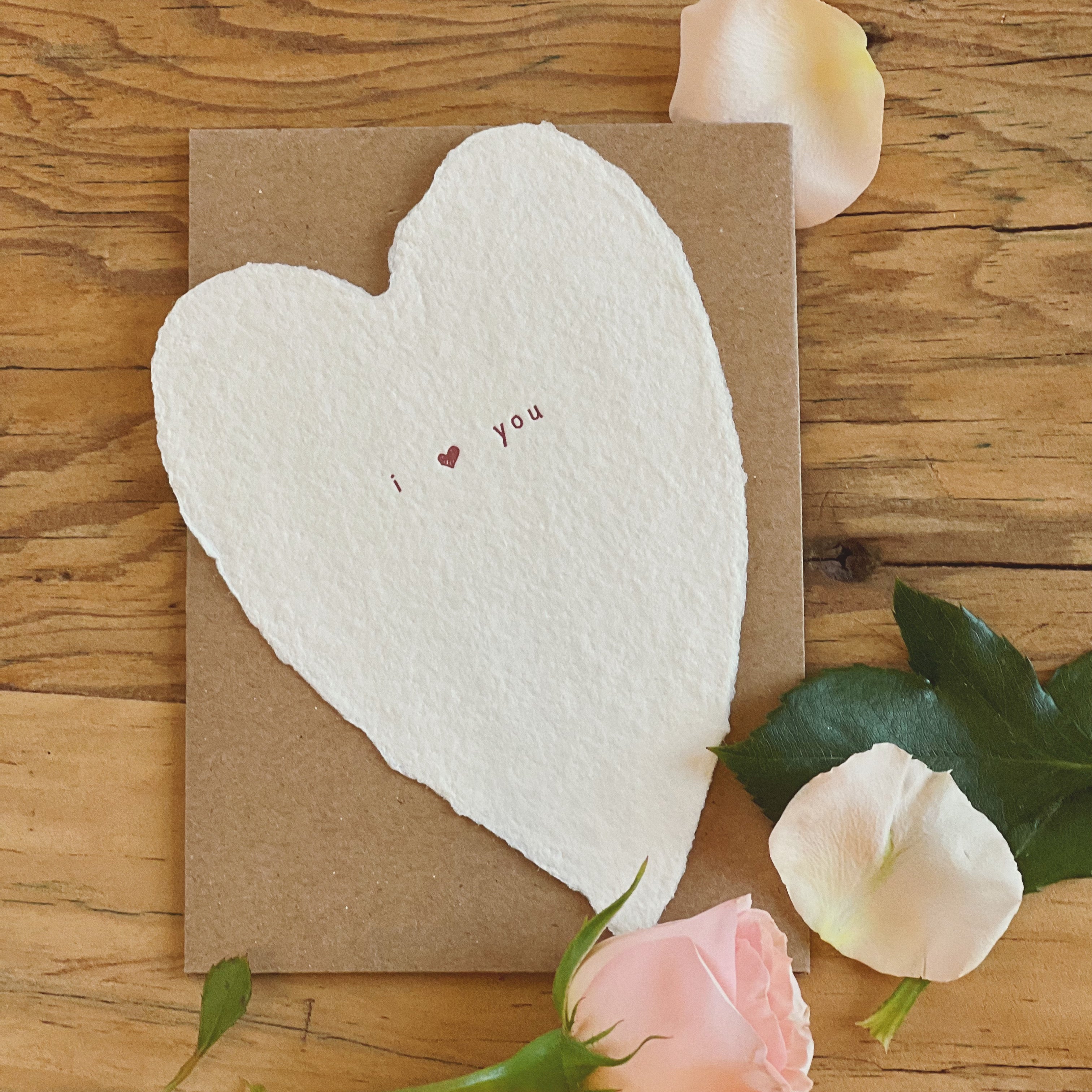 Je T'aime or I Love You Petite Card